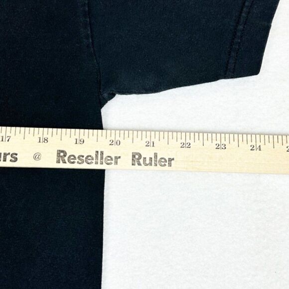 Vintage Famous Stars and Straps T-Shirt Medium Black Skater Ben Franklin Money - Picture 8 of 9